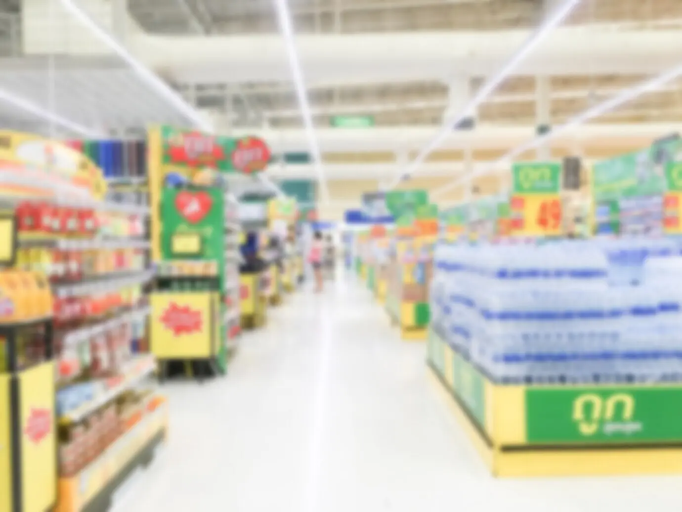 Abstrakte Unschärfe von Luxus-Einzelhandel und Einkaufszentrum-Innenraum als Hintergrund